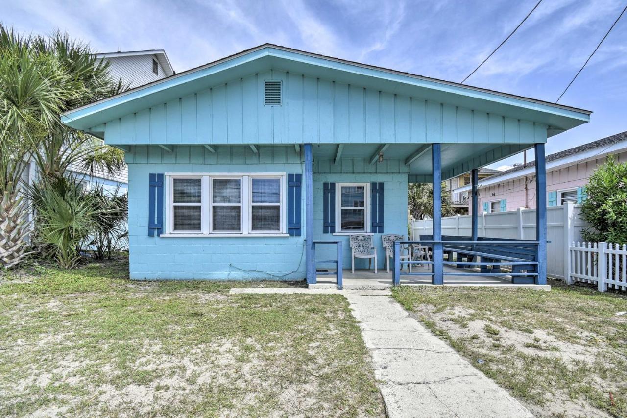 Bright Myrtle Beach Bungalow Steps To The Beach! Екстер'єр фото