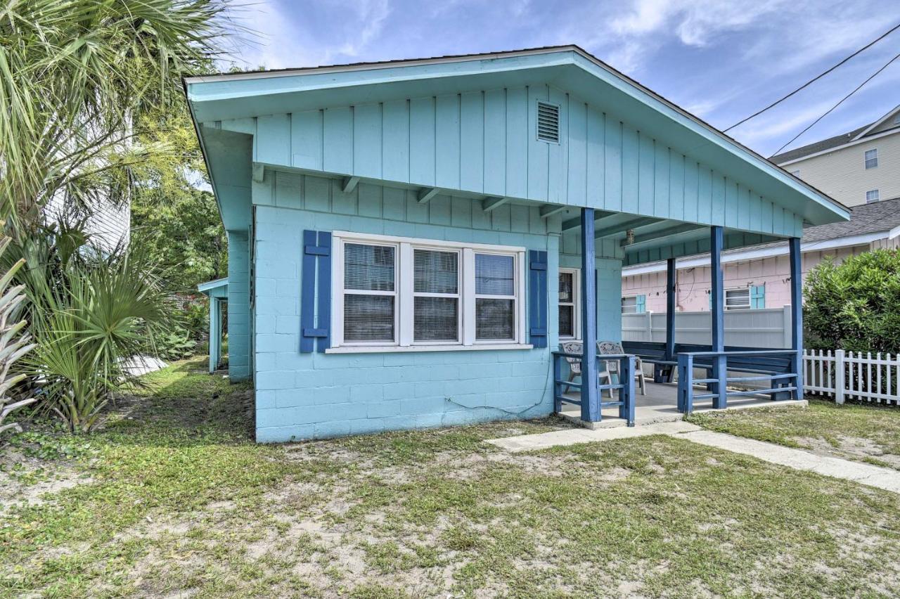 Bright Myrtle Beach Bungalow Steps To The Beach! Екстер'єр фото