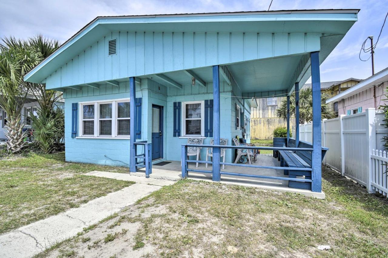 Bright Myrtle Beach Bungalow Steps To The Beach! Екстер'єр фото