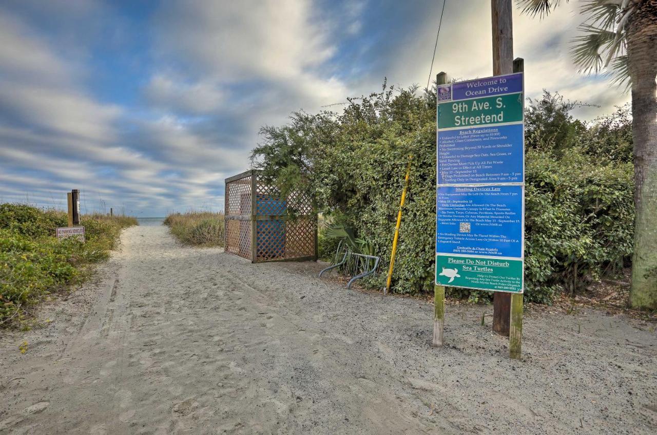 Bright Myrtle Beach Bungalow Steps To The Beach! Екстер'єр фото